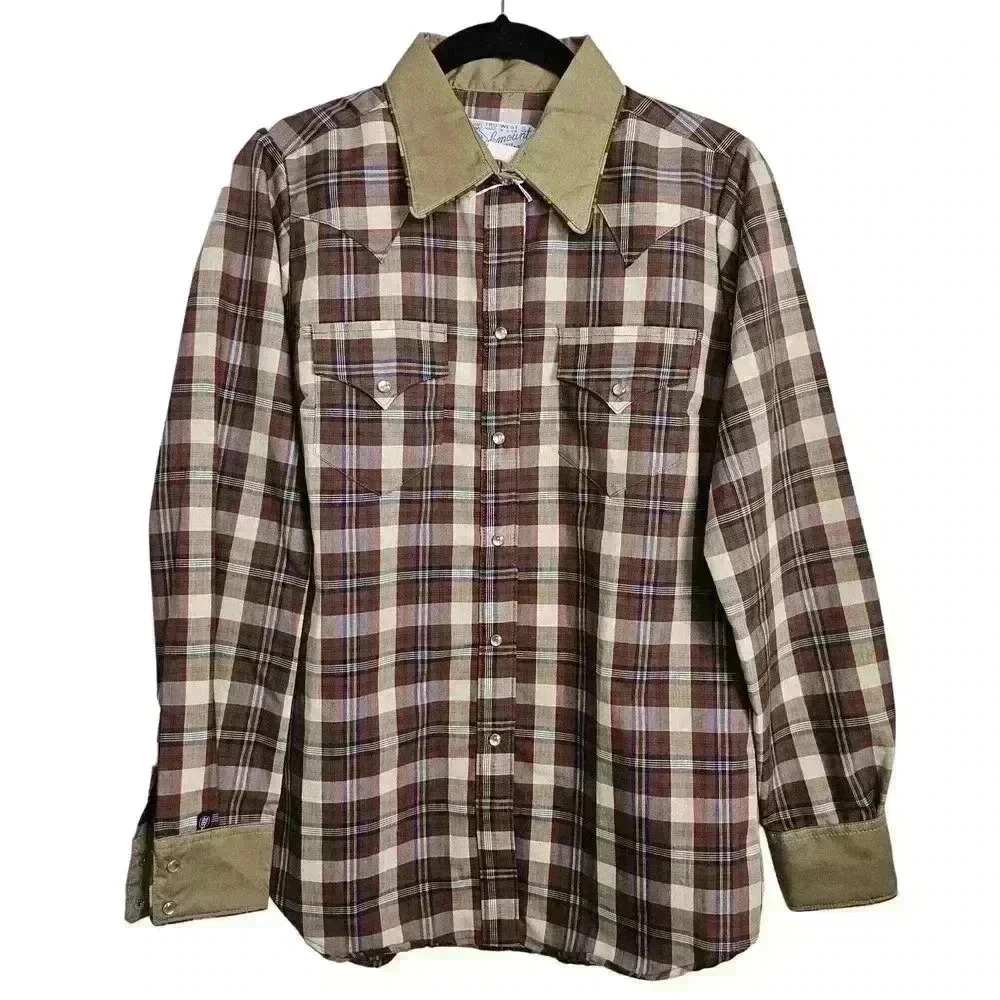 Vintage Rockmount Ranch‎ Wear pearl snap button up top
